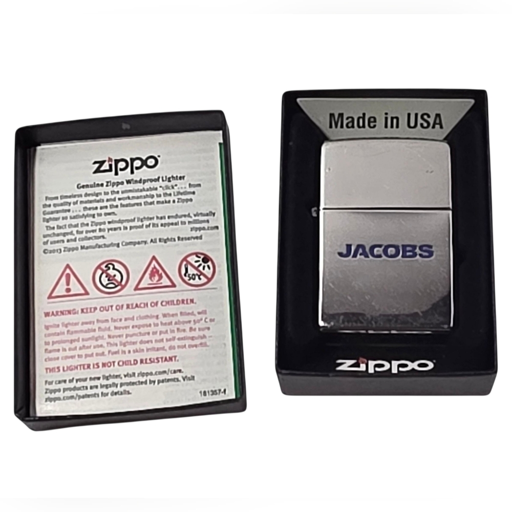 Zippo With Company Logo JACOBS